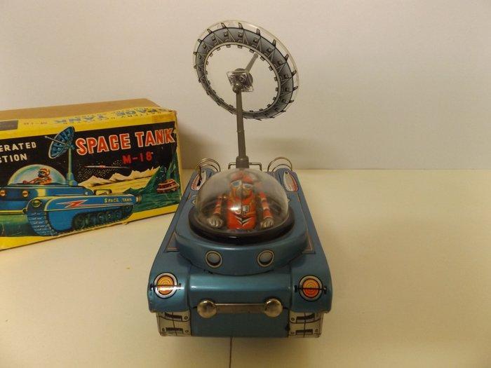 Masudaya - Speelgoed voertuig - Space Tank M-18 Battery, Antiek en Kunst, Antiek | Speelgoed