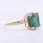 Zonder minimumprijs - Ring - 14 karaat Geel goud - 3.29ct.