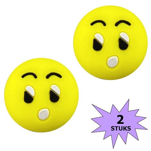 Fako Bijoux® - Tennisdemper - Emoji -  Geschokt - 2 Stuks, Sports & Fitness, Tennis, Envoi