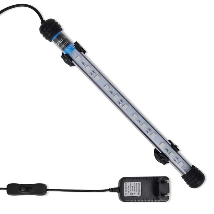 vidaXL LED-aquariumlamp 28 cm blauw, Dieren en Toebehoren, Vissen | Aquaria en Toebehoren, Nieuw, Verzenden
