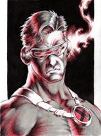 Jose BAI- XAU- LI - Cyclops [X-MEN] - Original Drawing - Ink, Nieuw