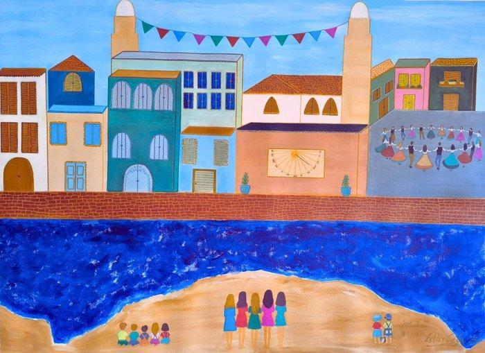 Esther Cela - Desde la otra orilla, Antiek en Kunst, Kunst | Schilderijen | Modern