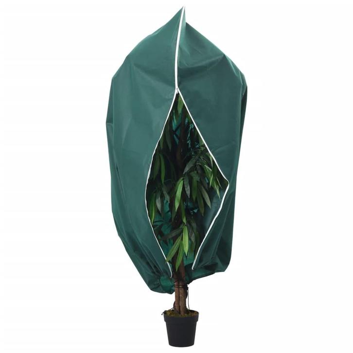 vidaXL Plantenhoes met ritssluiting 70 g/m² 3,14x2,5 m, Tuin en Terras, Hand-tuingereedschap, Nieuw, Verzenden