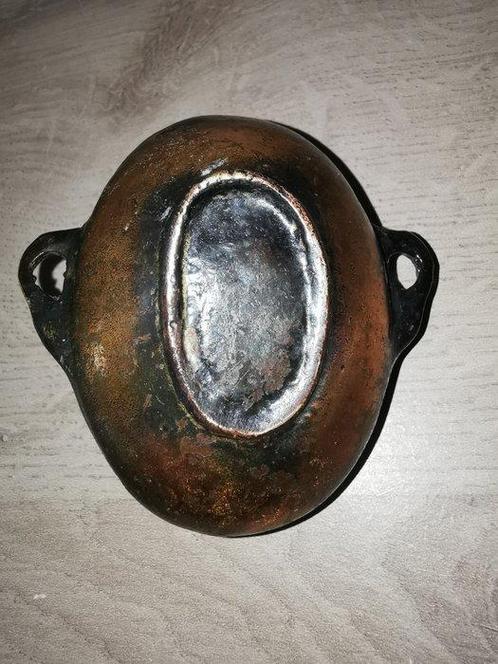 Asbak - Brons - Asbak in de vorm van een satirekop, Antiek en Kunst, Curiosa en Brocante