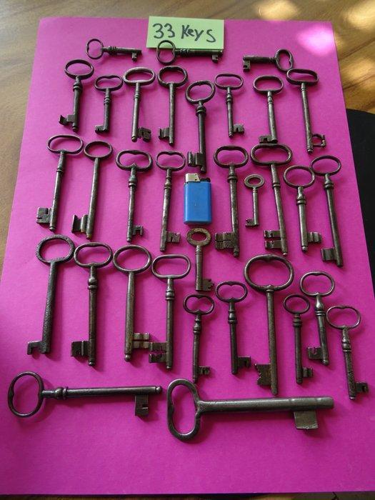 Sleutel (33) - Antieke sleutel, Antiek en Kunst, Antiek | Overige Antiek