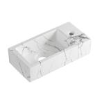 Fontein Best Design Allure 36x18x9 cm Rechts Marmer White, Doe-het-zelf en Bouw, Ophalen of Verzenden, Nieuw, Overige typen