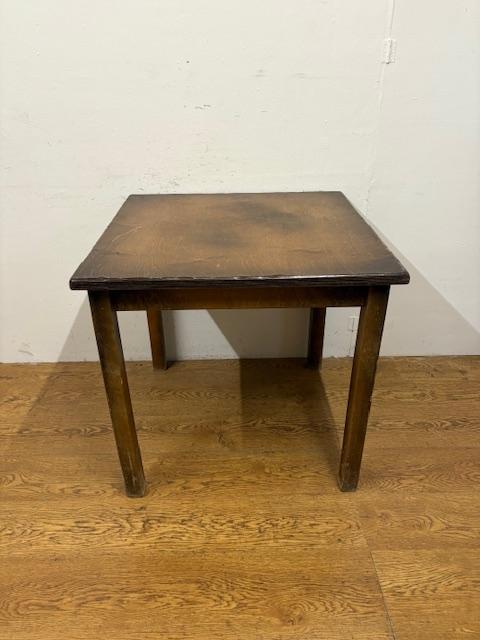 Gebruikte Horecatafel (80x80) - T1618- Vintage/Café, Huis en Inrichting, Tafels | Eettafels, Ophalen