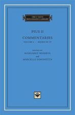 Commentaries, Volume 2 - Books III-IV 9780674024892 Pius Ii, Verzenden, Pius Ii