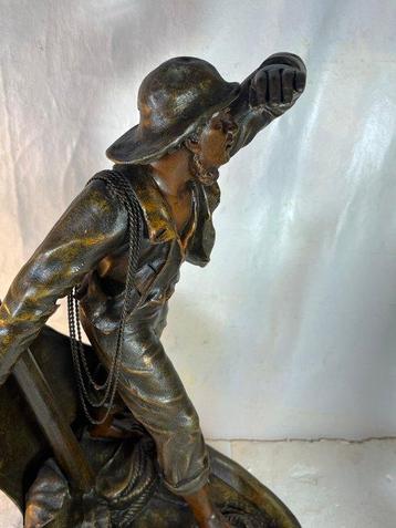 Henri fugeres - Henri fugere - sculptuur, Le marin sur son