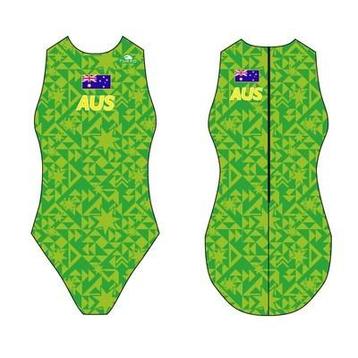 Special Made Turbo Waterpolo badpak AUSTRALIA, Verzenden
