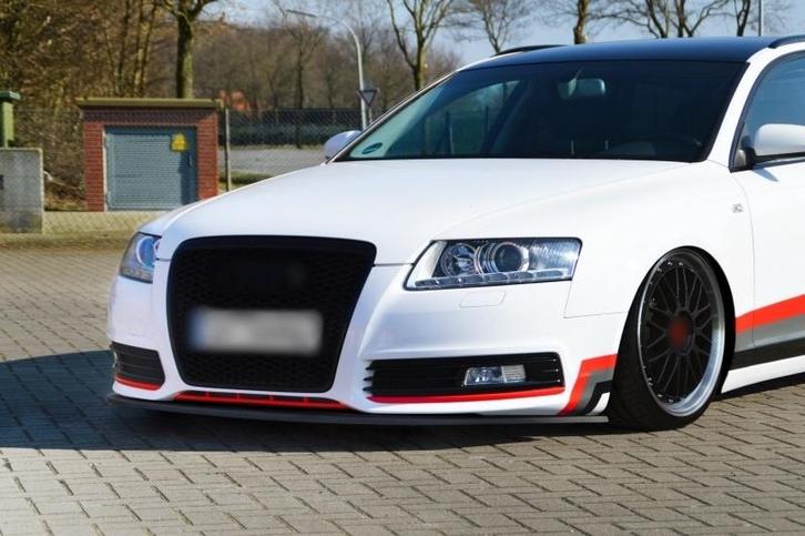 Front Splitter voor Audi A6 4F C6 Facelift, Auto diversen, Tuning en Styling, Ophalen of Verzenden