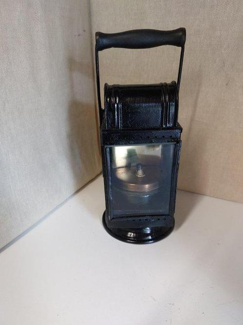 Lanterne - Seinlamp - Métal, verre - Lampe de poche à, Antiek en Kunst, Antiek | Wandborden en Tegels
