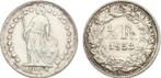 1/2 Franken 1952 Schweiz zilver