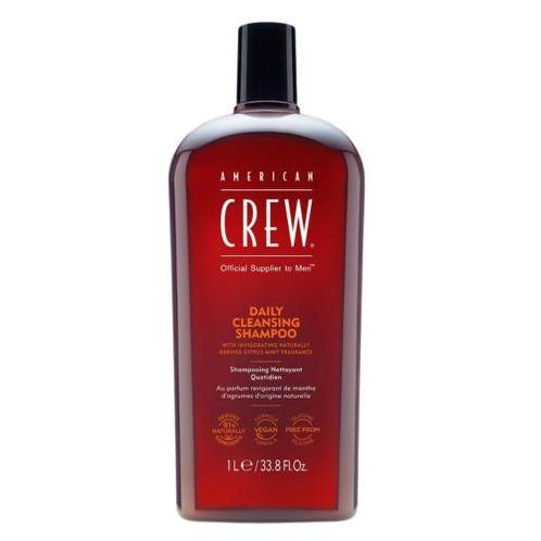 American Crew Daily Cleansing Shampoo 1000ml, Handtassen en Accessoires, Uiterlijk | Haarverzorging, Nieuw, Verzenden