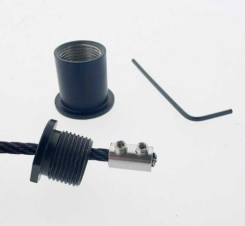 Zwart afzuigkap ophangsysteem pakket, Tuin en Terras, Overige Tuin en Terras, Verzenden