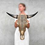 AUCUN PRIX DE RÉSERVE - Superbe grande tête de taureau en