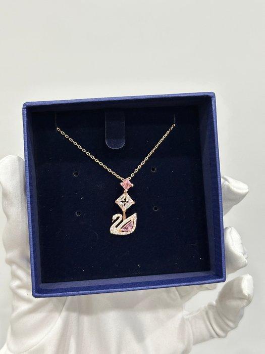 Swarovski - Beeldje, Dancing Swan - 125th Anniversary Pink, Antiek en Kunst, Curiosa en Brocante