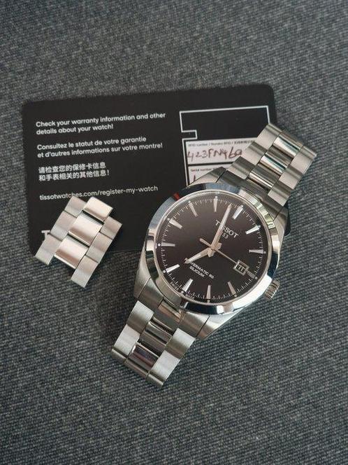 Tissot - Gentleman Powermatic 80 Silicium -, Handtassen en Accessoires, Horloges | Heren