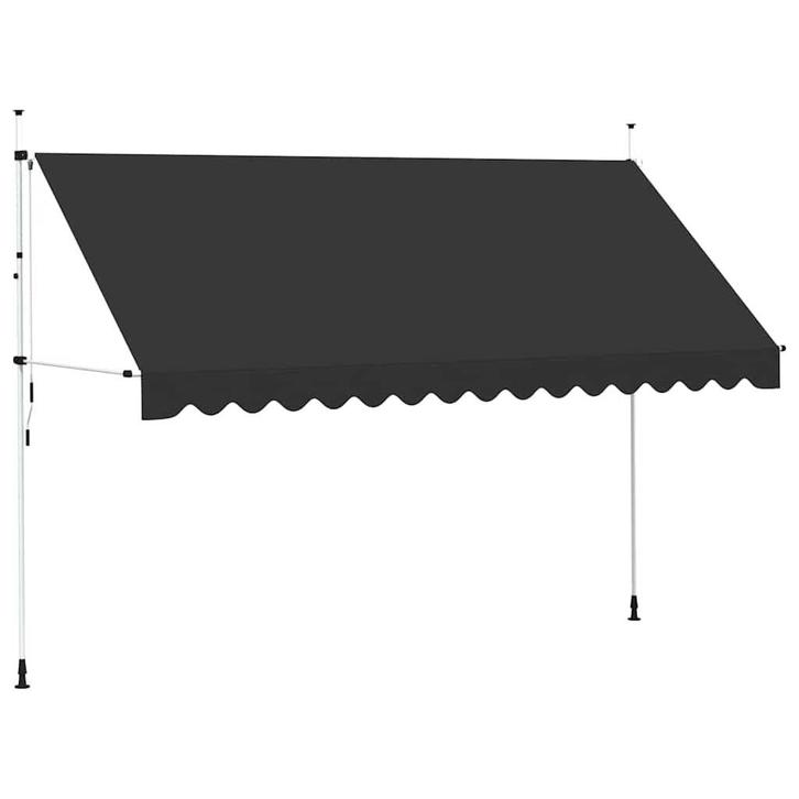 Zonneluifel 400cm Antraciet | Tweede Kansje | OP=OP, Tuin en Terras, Zonneschermen, 250 cm tot 450 cm, Nieuw, Uitvalscherm, Minder dan 150 cm
