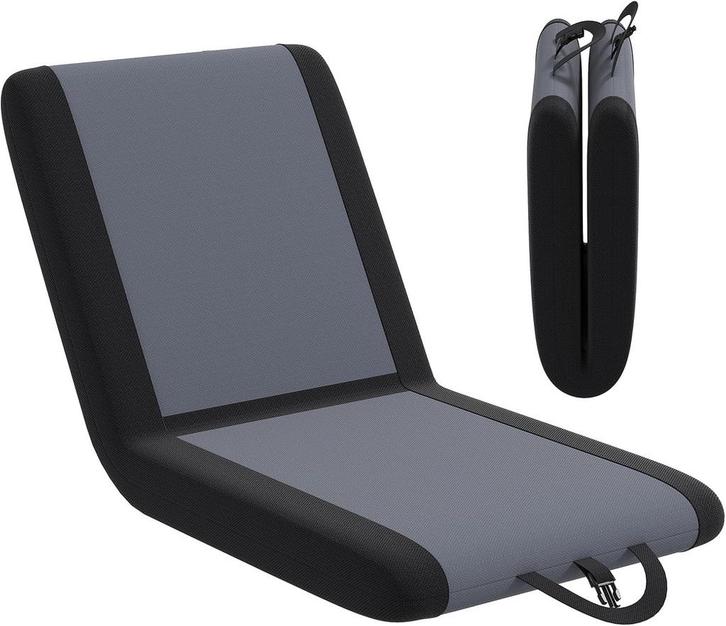 Vloerstoel - Fauteuil - Relaxstoel - Loungestoel - Grijs - C, Huis en Inrichting, Fauteuils, Nieuw, Verzenden