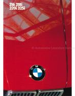 1986 BMW 3 SERIE BROCHURE ENGELS, Boeken, Nieuw