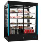Koelvitrine | PAK | Zwart | +2°C/+6°C | Geforceerd | 4, Verzenden, Nieuw in verpakking