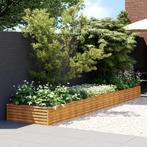 vidaXL Plantenbak verhoogd 482x100x36 cm cortenstaal, Tuin en Terras, Verzenden, Nieuw