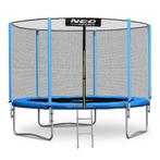 Grote trampoline 244 cm met veiligheidsnet en ladder - ge..., Kinderen en Baby's, Speelgoed | Buiten | Trampolines, Ophalen of Verzenden