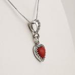 Koraal - Argento 925 - Ketting met hanger - Italiaans