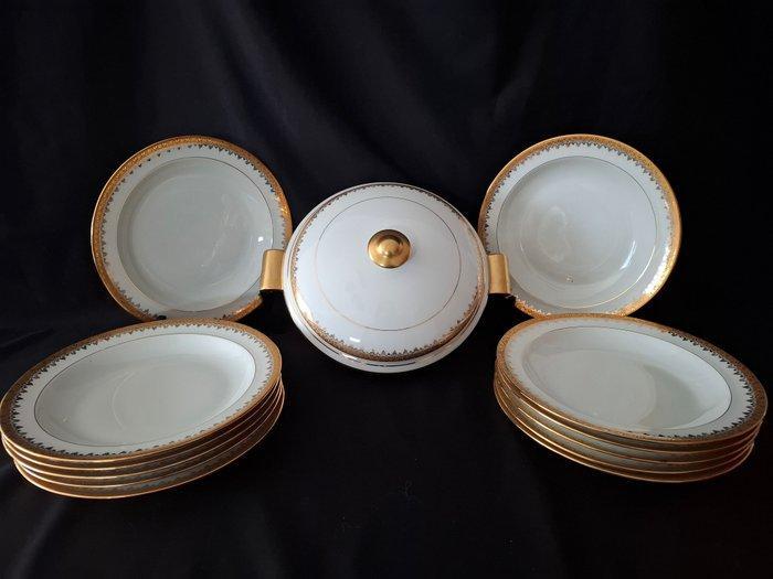 Limoges - Alfred Lanternier - Eetservies (13) - Porselein, Antiek en Kunst, Antiek | Meubels | Tafels