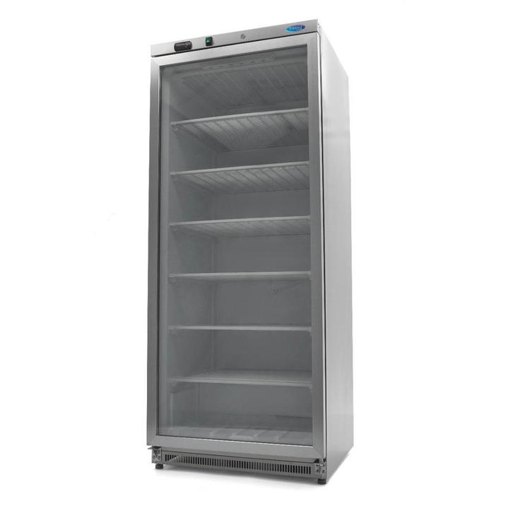 Vrieskast - 600 L - Rvs - met Glazen Deur, Zakelijke goederen, Horeca | Keukenapparatuur, Nieuw in verpakking, Koelen en Vriezen