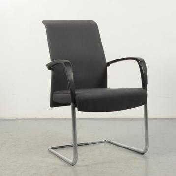 Vergaderstoel Kusch & Co - Antraciet - Sledeframe, Huis en Inrichting, Stoelen, Ophalen of Verzenden, Gebruikt