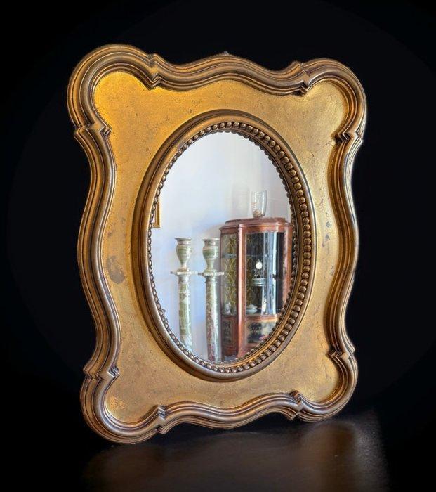 Grande - Spiegel- 900 - Goudkleurig hout - Hout, Antiek en Kunst, Antiek | Overige Antiek