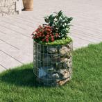 vidaXL Gabion paal rond Ø50x50 cm gegalvaniseerd staal, Jardin & Terrasse, Verzenden