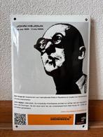 Emaille bord met portret van John Hejduk (1929–2000),, Antiek en Kunst