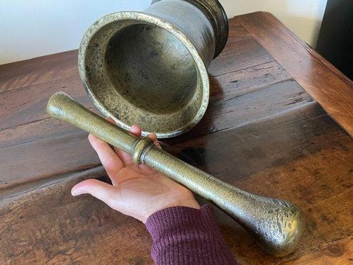 Vijzel (2) - 17e - Hoge Epoch en Curiositeiten - Brons, Antiek en Kunst, Antiek | Overige Antiek