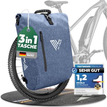 Tweedekans | MIVELO 3-in-1 Waterdichte Fietstas met beschikbaar voor biedingen