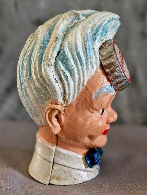 Coca Cola - Spaarpot - Coca Cola Sprite boy - Gietijzer -, Antiek en Kunst, Curiosa en Brocante