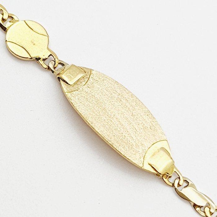 Armband - 18 karaat Geel goud, Witgoud, Handtassen en Accessoires, Armbanden