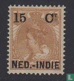 Nederlands-Indië - Koningin Wilhelmina - met opdruk - 1900, Postzegels en Munten, Postzegels | Nederlands-Indië en Nieuw-Guinea