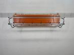 Authentieke art-deco houten chromen kapstok - Kapstok - Hout