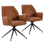 2dekans | Multifurn Set van 2 Eetkamerstoelen - Draaibaar -, Ophalen of Verzenden, Nieuw