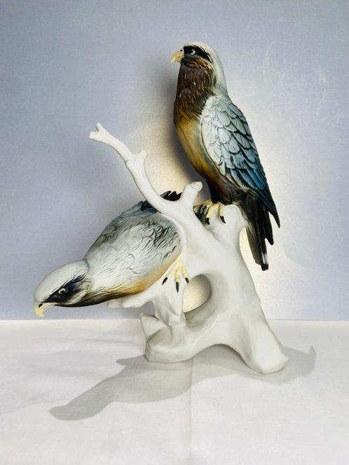 Karl Ens, Volkstedt - Beeldje - Eagles - Porselein, Antiek en Kunst, Antiek | Glaswerk en Kristal