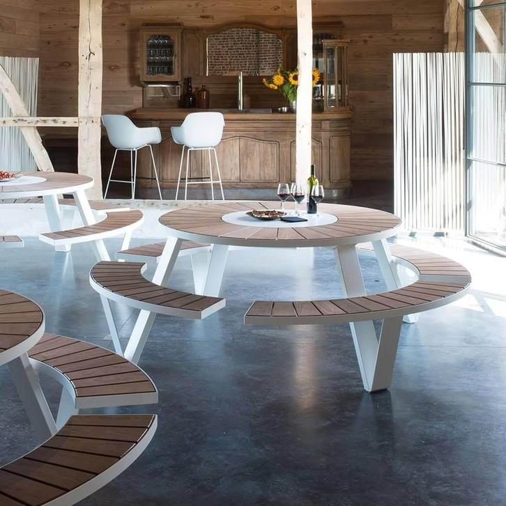 Extremis Pantagruel picknicktafel zie ook Hopper + Gargantua, Tuin en Terras, Tuintafels, Zo goed als nieuw