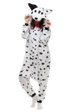 Onesie Dalmatiër Pak M-L of 170-176 Hond Kostuum Zwart Wit G, Ophalen of Verzenden, Nieuw