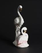 BASSANO Italy - Figurine - Italian Flamingos Ceramic