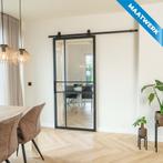 Stalen Schuifdeur - 6 Vlaks - Maatwerk - Helder glas, Doe-het-zelf en Bouw, Nieuw, Metaal, Inclusief glas