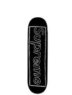Kaws (1974) - NO RESERVE Kaws x Supreme Skateboard Chalk