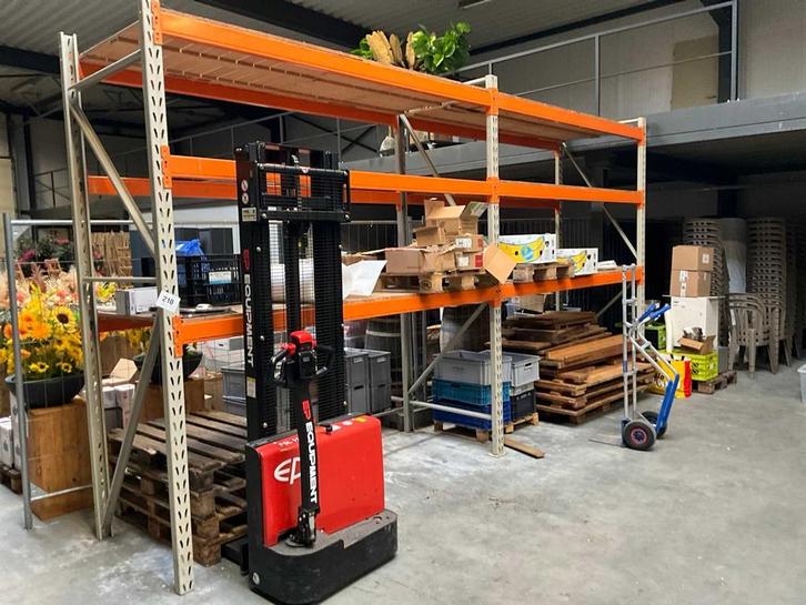 Online veiling - Ca. 5,6m Palletstelling, Zakelijke goederen, Kantoor en Winkelinrichting | Magazijn, Stelling en Opslag, Ophalen
