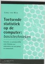 Toetsende statistiek op de computer Basistechnieken, Boeken, Verzenden, Gelezen, C. van Wijk
